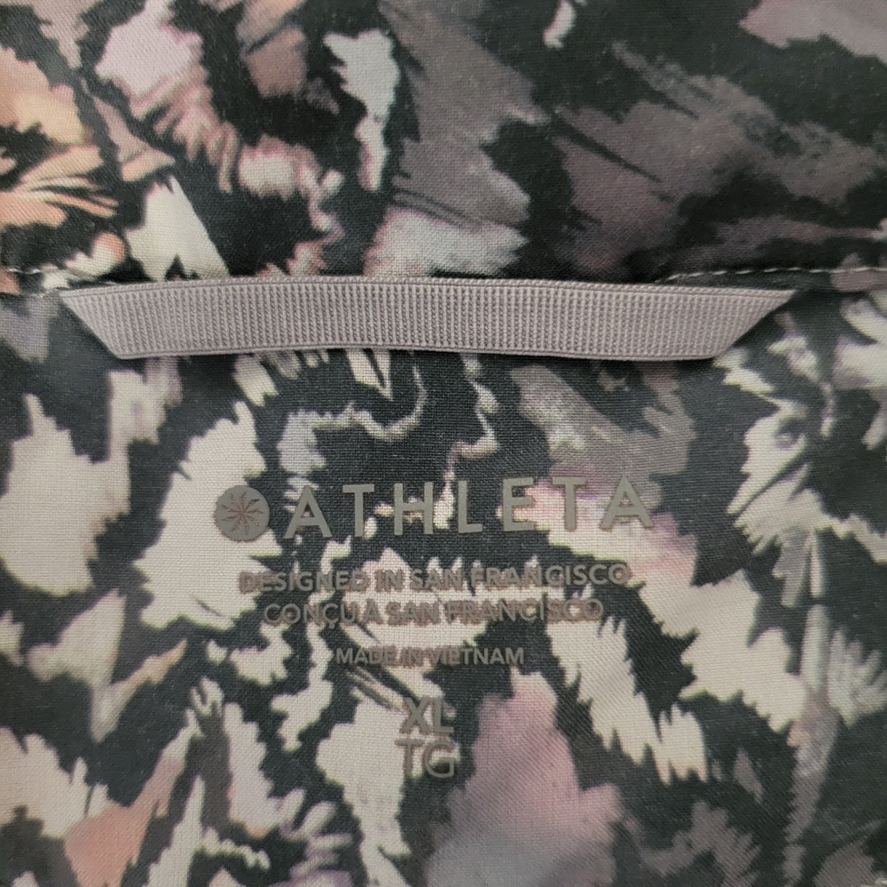 Athleta‎ Run With It Kinetic Abstract  Women's Running Fitness Jacket XL - Picture 12 of 13